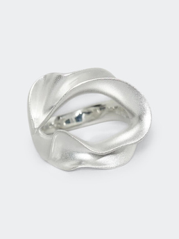 Trine Tuxen Jewelry Cannoli Ring Silver