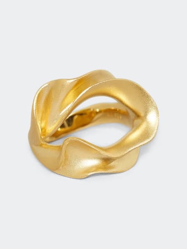 Trine Tuxen Jewelry Cannoli Ring Gold