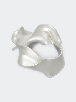 Trine Tuxen Jewelry Pappardelle Earring Silver