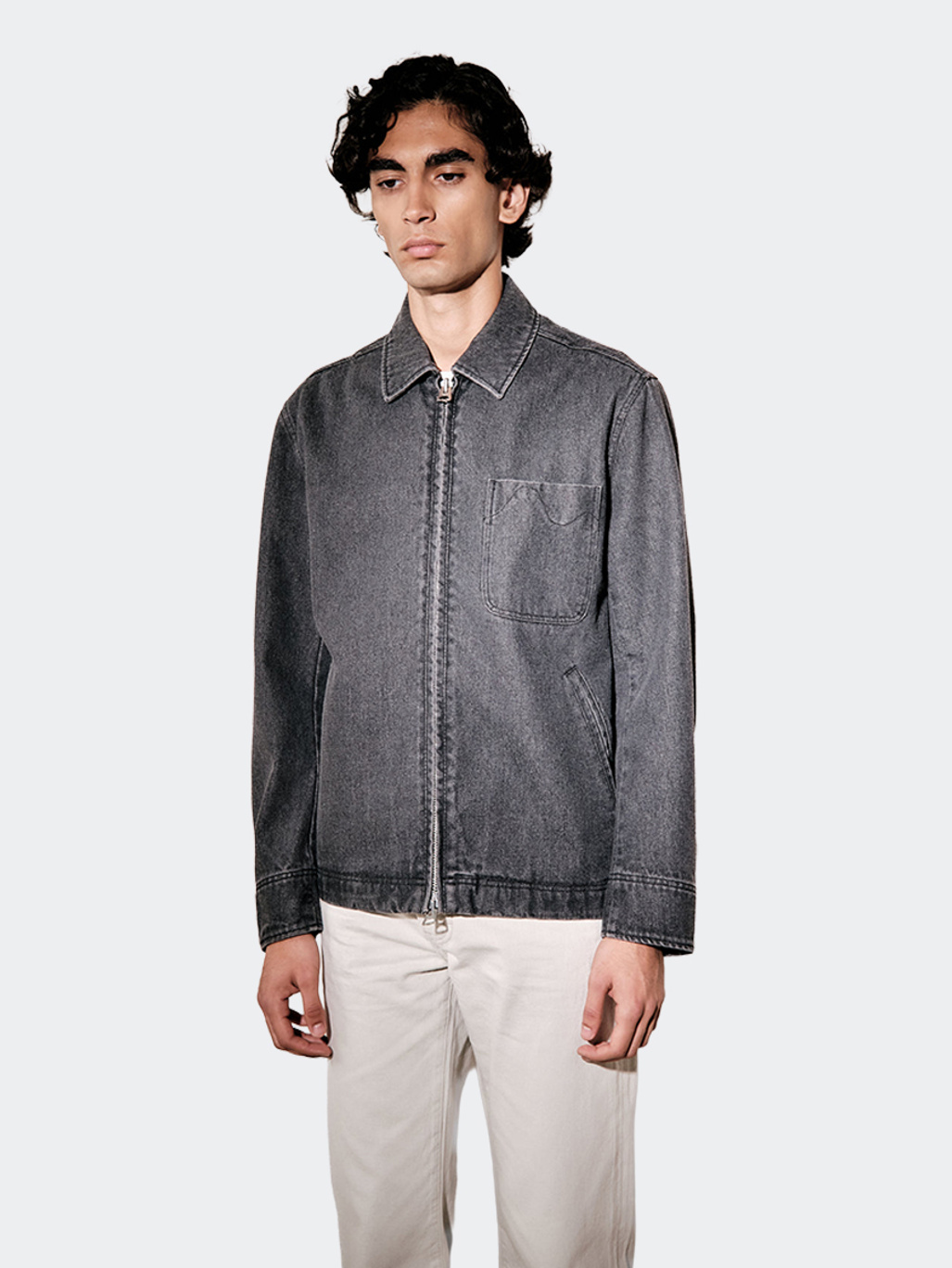 Brixtol Textiles Martin Washed Black