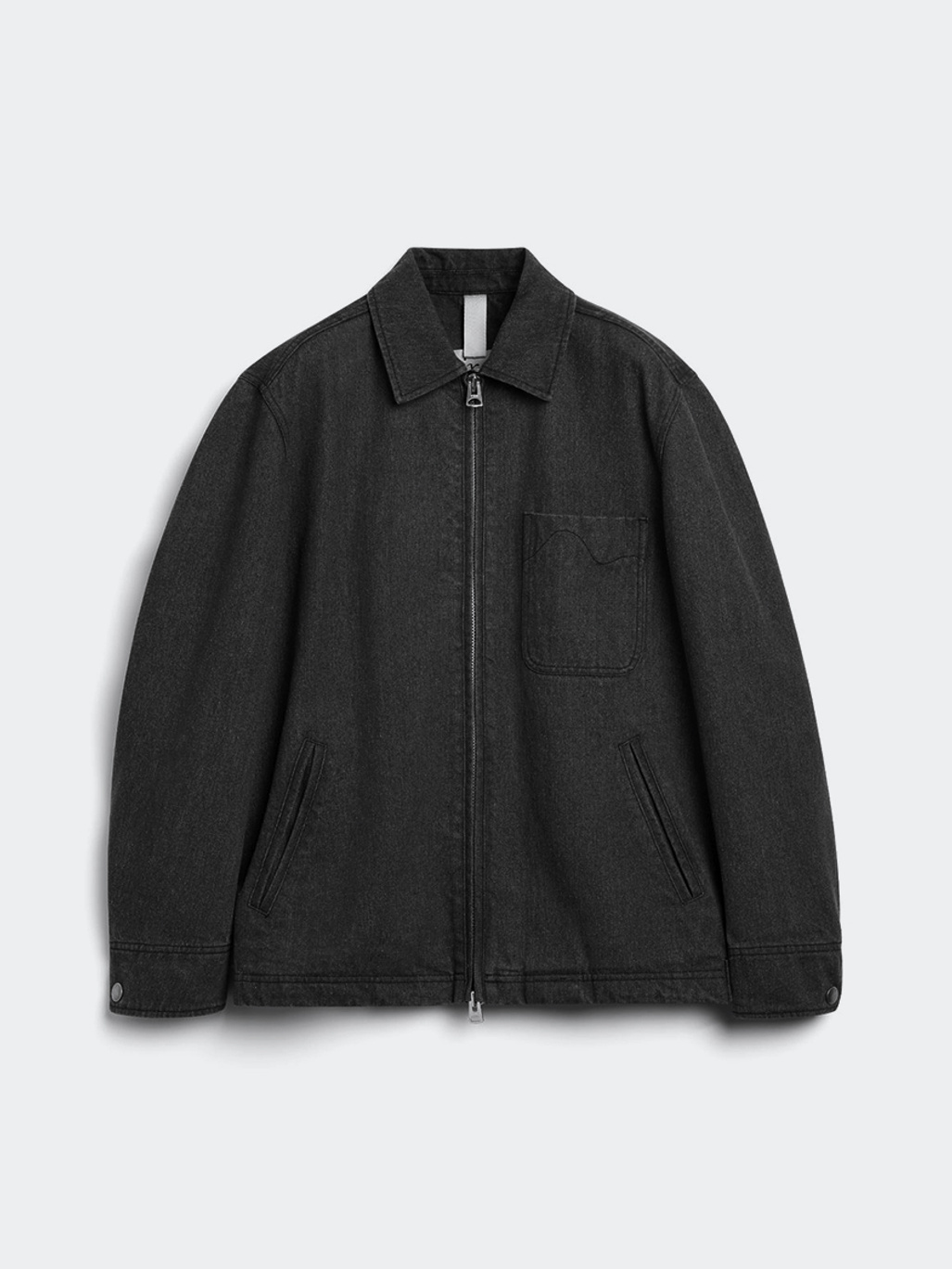 Brixtol Textiles Martin Washed Black