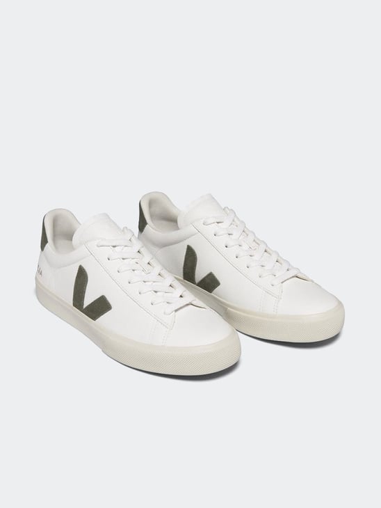 Veja Campo CH-Free Leather White Kaki