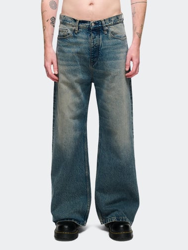 Hope Skid Jeans Mid Blue Dirty