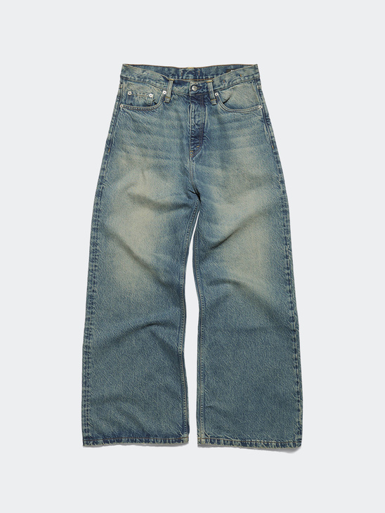 Hope Skid Jeans Mid Blue Dirty