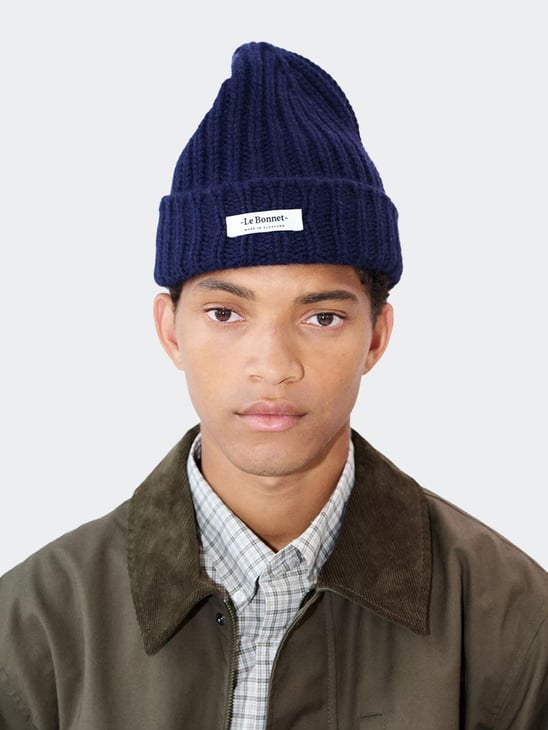Le Bonnet Beanie Logo Midnight