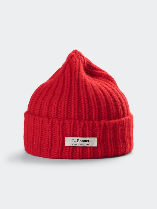 Le Bonnet Beanie Logo Crimson