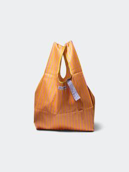 Puebco School Tie Fabric Bag Pink/Yellow