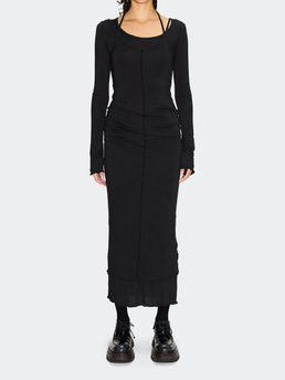 Hope Dual Dress Black Thin Jersey