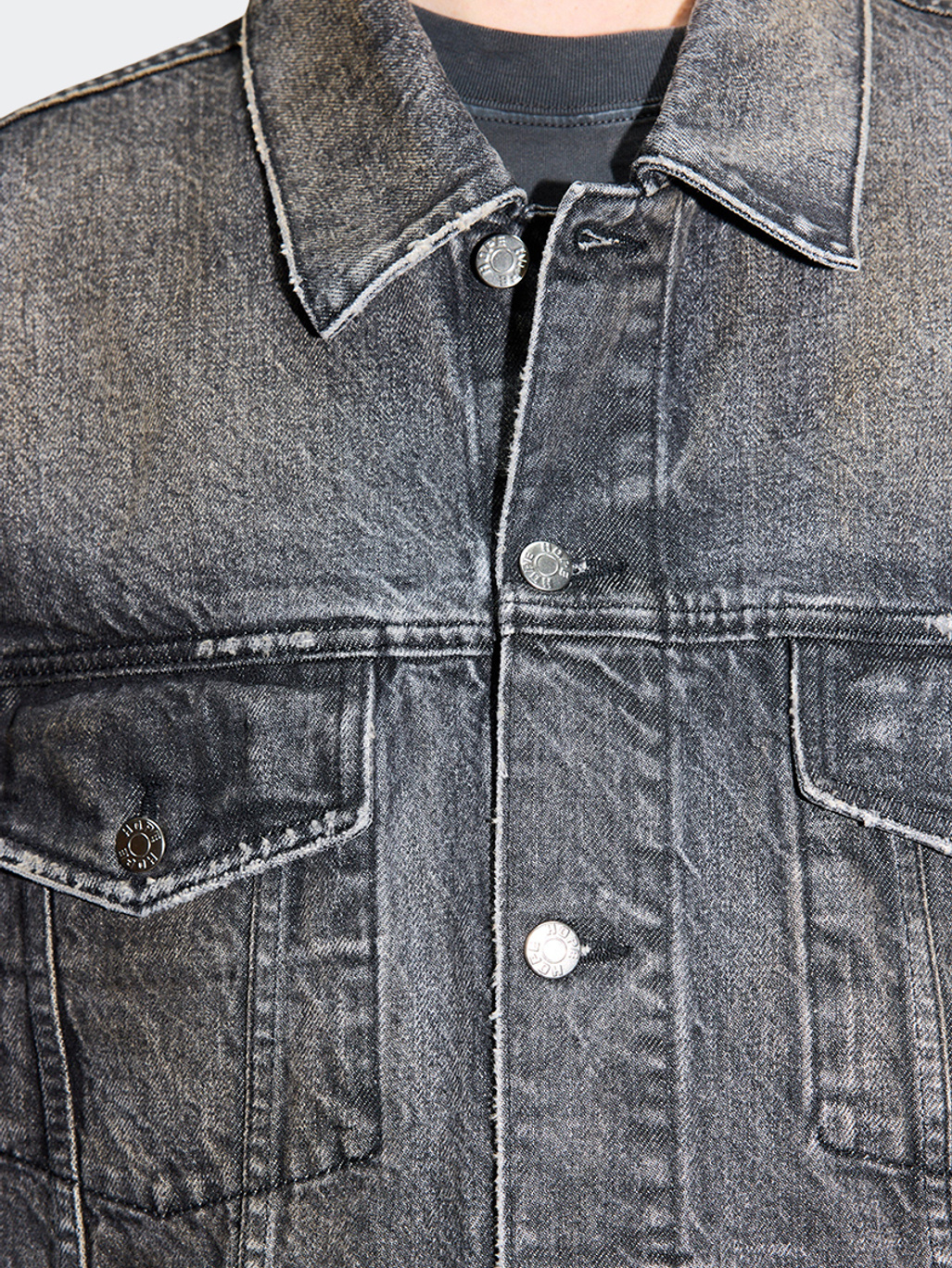 Bold Denim Jacket Heavy Black Vintage - Hope