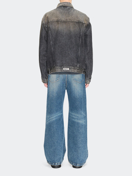 Hope Bold Denim Jacket Heavy Black Vintage