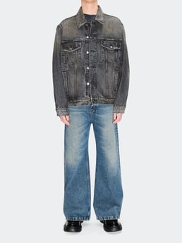 Hope Bold Denim Jacket Heavy Black Vintage