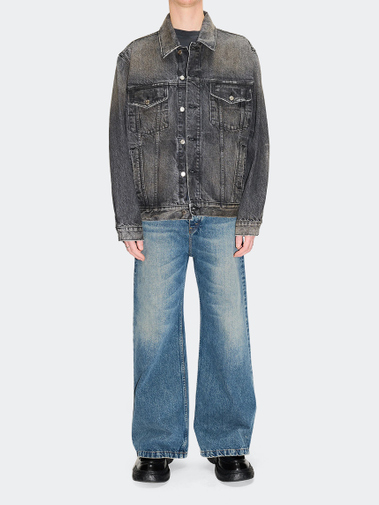 Hope Bold Denim Jacket Heavy Black Vintage