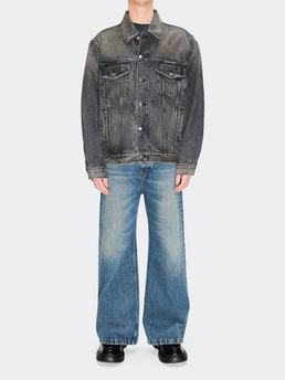 Hope Bold Denim Jacket Heavy Black Vintage