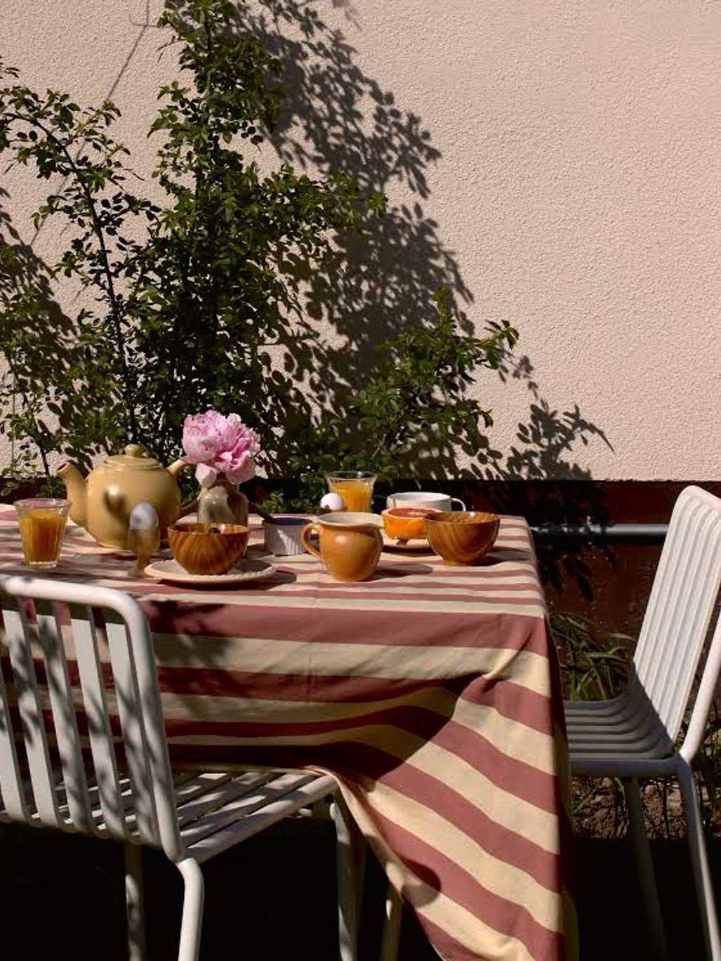 Midnatt Table Cloth Irene Teracotta Yellow