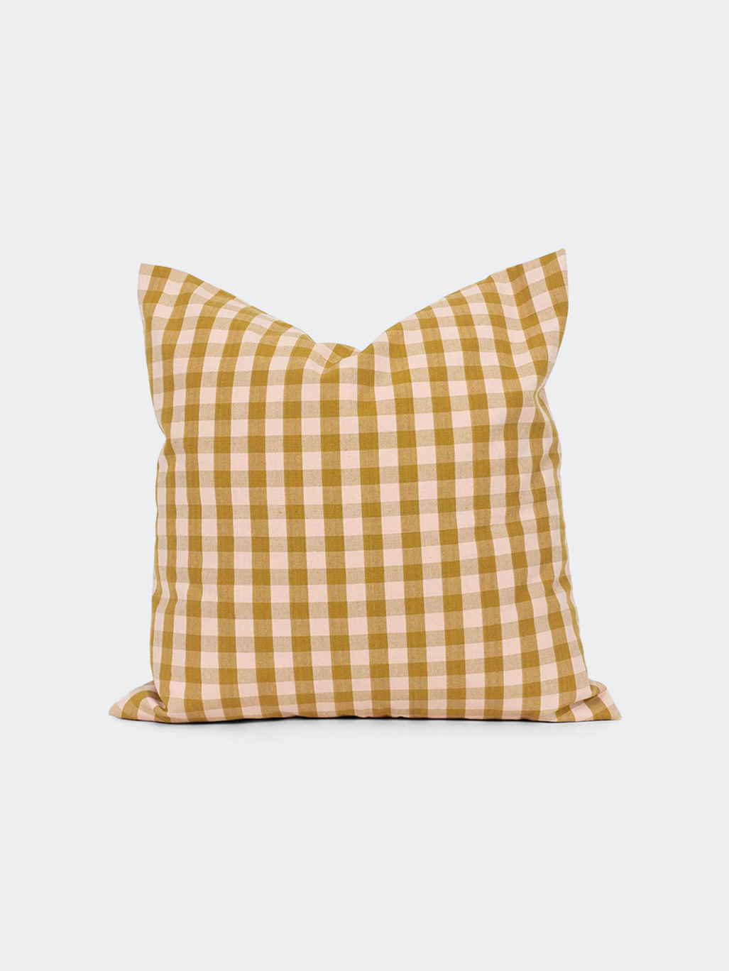 A World of Craft Maria Pillow Case Pink/Mustard 40x40