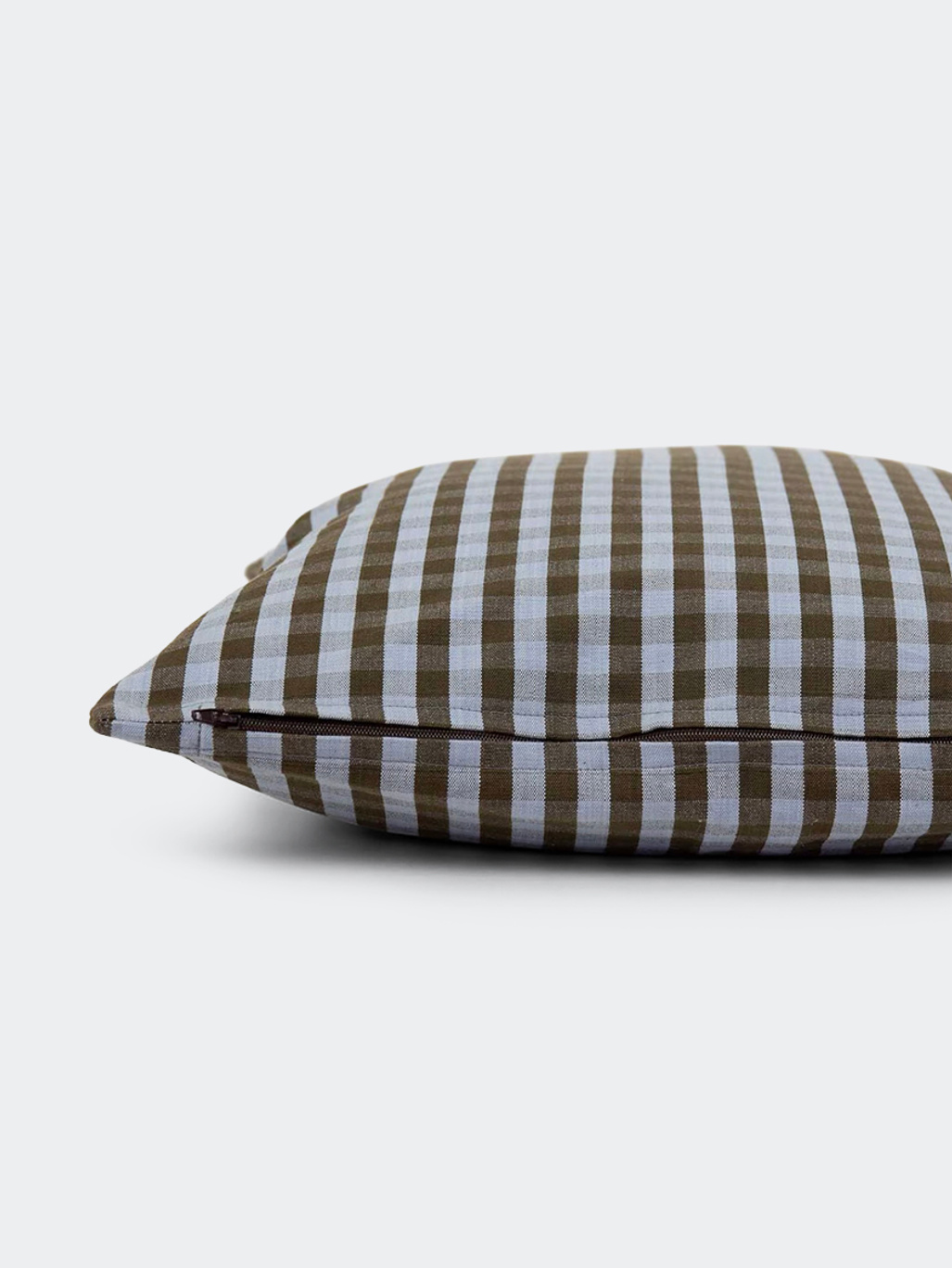 A World of Craft Maria Pillow Case Light Blue/Brown 40x40