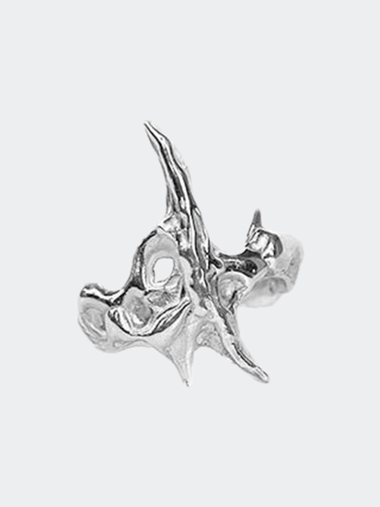 Bianca Mecweld Metal Lustrous Ring Silver