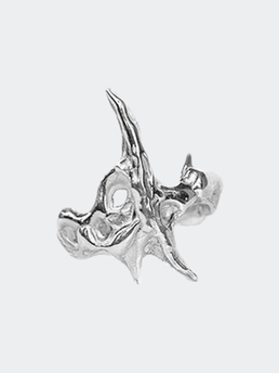 Bianca Mecweld Metal Lustrous Ring Silver
