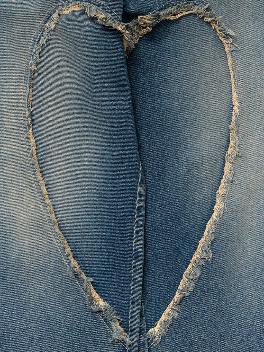 Carne Bollente Love Pants 00s Jet Bleached Blue