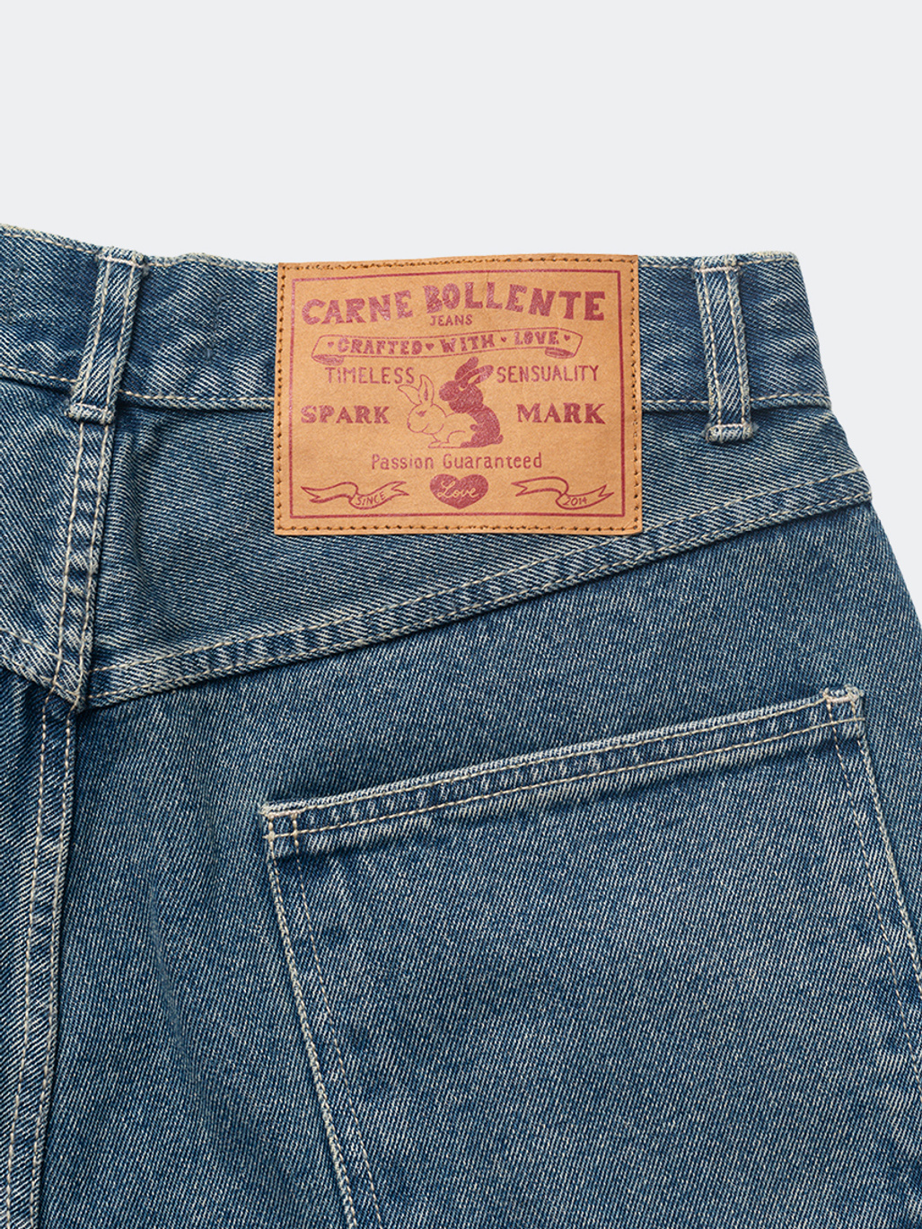 Carne Bollente Love Pants 00s Jet Bleached Blue