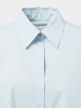 Amomento Oversized Shirts Light Blue