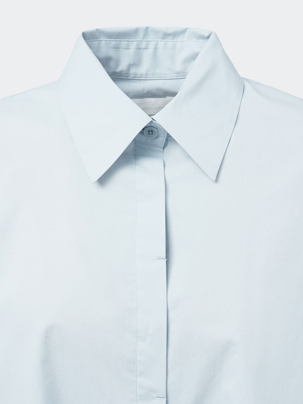 Amomento Oversized Shirts Light Blue