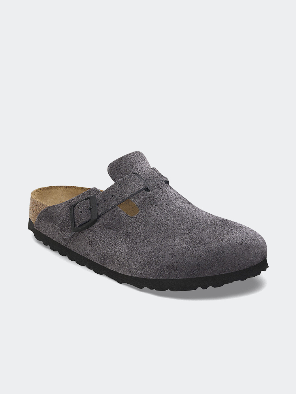 Birkenstock Boston LEVE Velvet Grey M