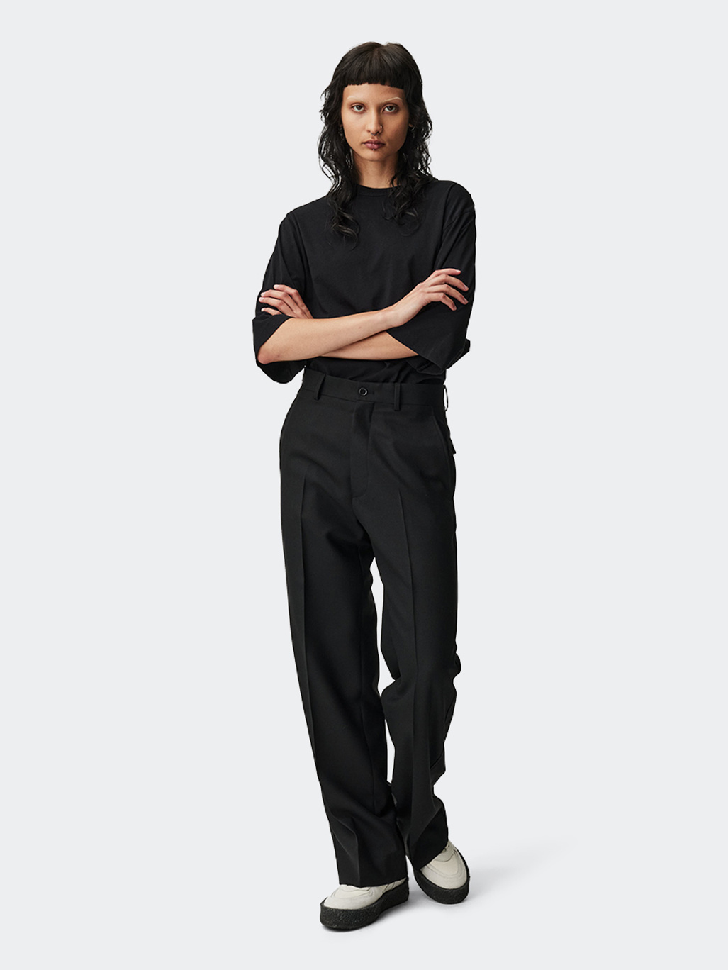 ADNYM Garcon Trouser Smoke Black