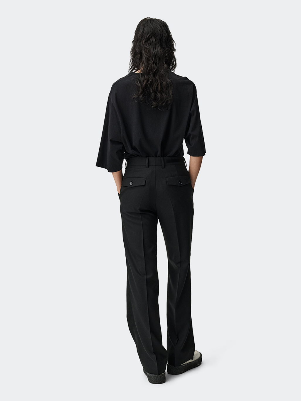 ADNYM Garcon Trouser Smoke Black