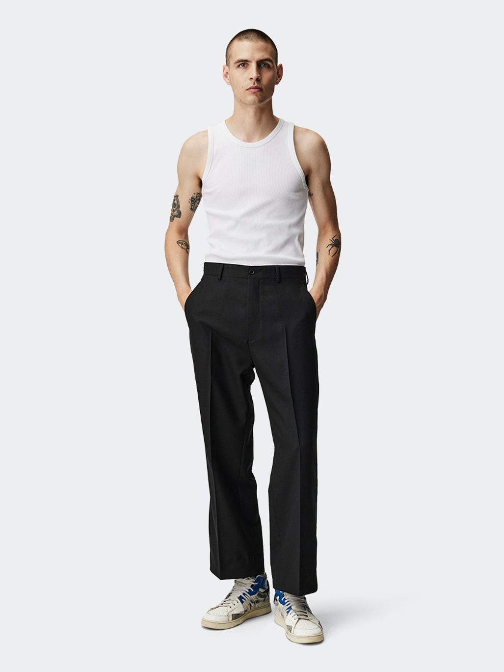 ADNYM Garcon Trouser Smoke Black