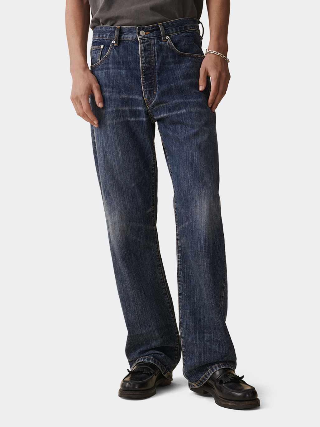 Jeanerica Vega Dark Blue Righe