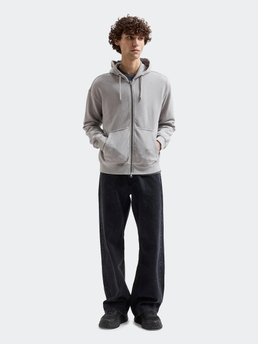 Brixtol Textiles BT Zip Hoodie Washed Grey