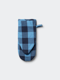 Oven Mitt Check Blue