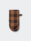 Oven Mitt Check Brown