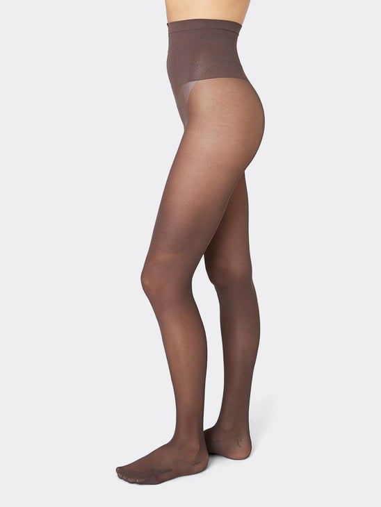 Swedish Stockings Svea Tights Dark Brown