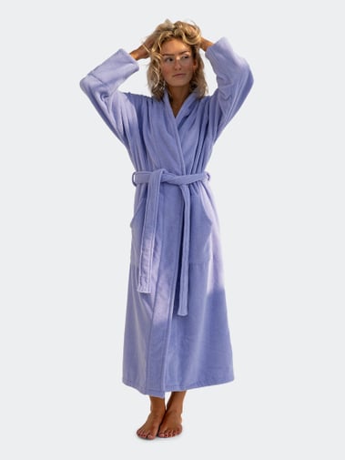 Bongusta Naram Bathrobe Lavender Blue