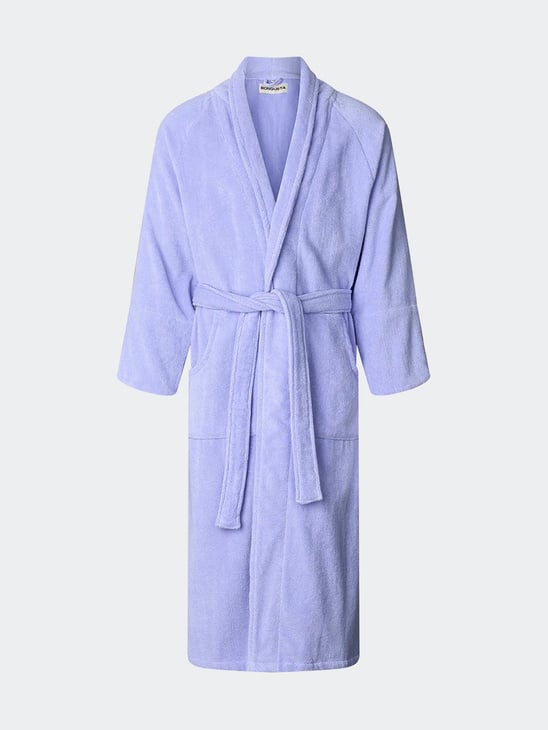 Bongusta Naram Bathrobe Lavender Blue