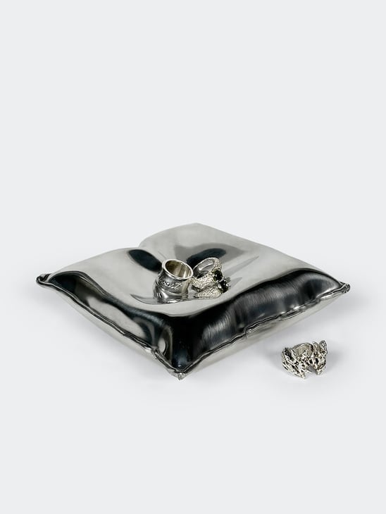 Emma Stocklassa Pillow Bowl Aluminium Large