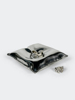 Emma Stocklassa Pillow Bowl Aluminium Large