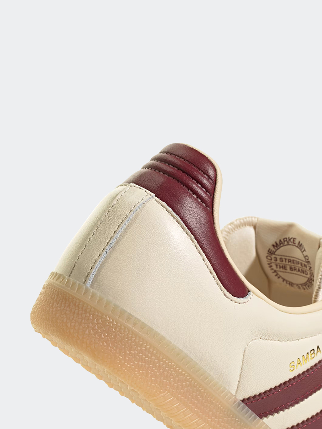 Adidas Originals Samba OG Wonder White / Shadow Red