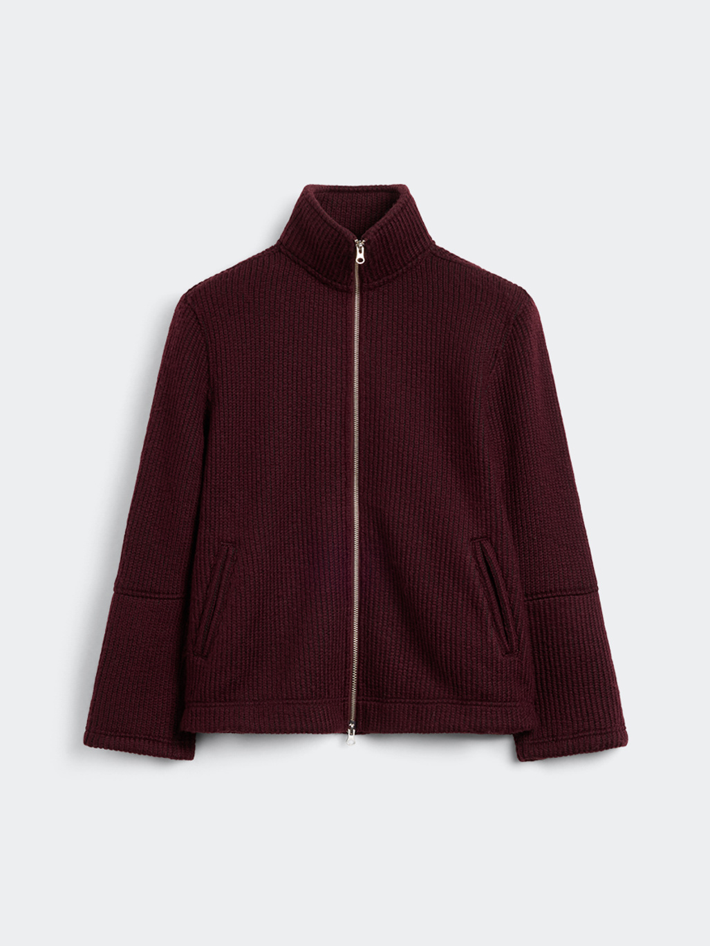 Brixtol Textiles Seven Wmn Wool Burgundy