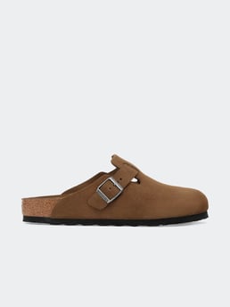 Birkenstock Boston SFB LEVE Dark Tea Tonal FB