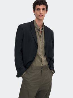 Filippa K Zachary Shirt Dark Olive Green