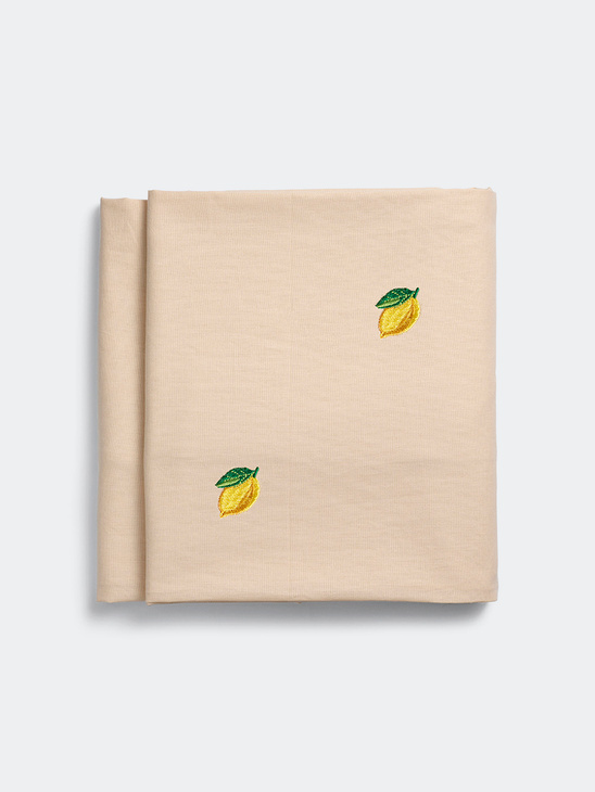 Midnatt Table Cloth Lemon 180x145
