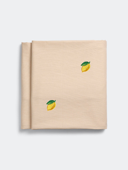 Midnatt Table Cloth Lemon 180x145