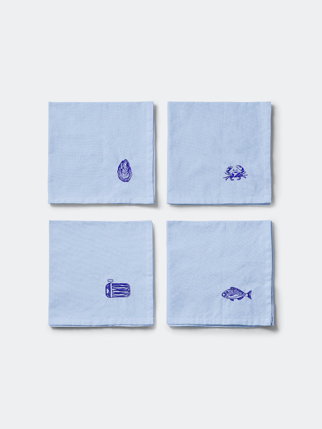 Midnatt Napkin Set Josefin La Mer