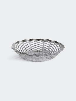 Roger Orfèvre Round Bread Basket Stainless Steel