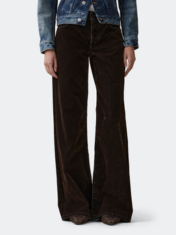 Jeanerica Kyoto Brown Flock Corduroy