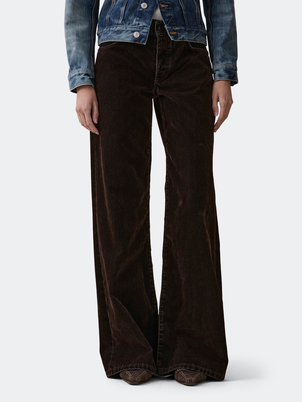 Jeanerica Kyoto Brown Flock Corduroy