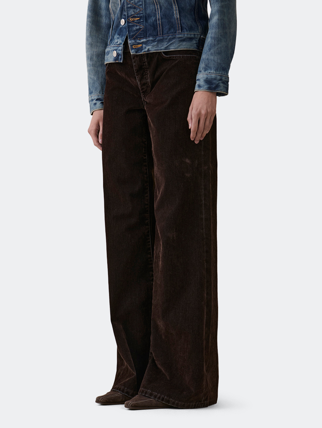 Jeanerica Kyoto Brown Flock Corduroy